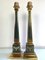Empire Style Directoire Tole and Brass Table Lamps, 1960s, Set of 2 11