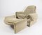 P60 Lounge Chair with Ottoman by Vittorio Introini for Saporiti Italia, Set of 2 1
