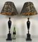 Wooden Turned Table Lamps, 1950s, Set of 2 2