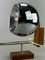 Mid-Century Space Age Ball Sconce in Teak from Temde, Image 2