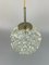 Mid-Century Space Age Ball Ceiling Lamp in Glass from Hillebrand 6