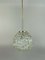 Mid-Century Space Age Ball Ceiling Lamp in Glass from Hillebrand 10