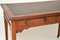 Antique Burr Walnut Leather Top Writing Table 3