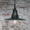 Lampe à Suspension d'Usine Vintage Industrielle en Émail Vert 4