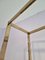 Brass Etagere with Smoked Glass Shelves 5