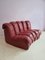 Bordeaux Leather DS600 Sofa by Ueli Berger for de Sede, 1970s 2