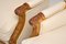 Antike französische Armlehnstühle aus vergoldetem Holz, 2er Set 7