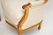Antike französische Armlehnstühle aus vergoldetem Holz, 2er Set 5