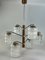 Mid-Century Space Age Chandelier in Glass 1