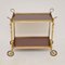 Vintage French Brass Drinks Trolley, 1970s 2