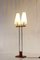 Lampada in stile scandinavo in teak e acciaio, anni '50, Immagine 5