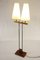 Lampe im skandinavischen Stil aus Teak & Stahl, 1950er 4