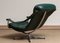 Modern Design Oxford Green Leather and Chrome Swivel Chair from Göte Mobler, 1960s, Image 9