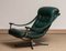 Modern Design Oxford Green Leather and Chrome Swivel Chair from Göte Mobler, 1960s, Image 10