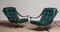 Modern Design Oxford Green Leather and Chrome Swivel Chairs from Göte Mobler, Set of 2, Image 13