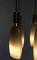 Mid-Century Taupe 5-Glass Chandelier from Stilnovo, Italy 9