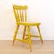 Oak Wooden Grid Seat Chair, Spain, 1950s 4