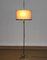 Modernist Italian Chrome and Grass-Cloth Star Base Adjustable Floor Lamp, 1970s 9