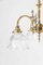 Triple-Arm Brass Chandelier Light, Image 2