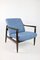 Blauer Sessel von Edmund Homa, 1970er 1
