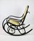 Rocking Chair Vintage Noire par Michael Thonet 7