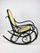 Rocking Chair Vintage Noire par Michael Thonet 6