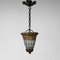 Art Deco Ceiling Lamp with Enclomed Crystals, Image 1