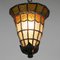 Art Deco Deckenlampe mit Kristallen 5