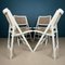 Mid-Century White Folding Dining Chair, Italy, 1970s 8