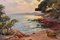 Jean Lafon, Seascape Painting, Costa Azzurra, 20th-Century, Oil on Canvas 9