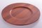 Vintage Teak Wooden Plates from Kjeni, Denmark, Set of 4 1