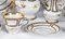 Antique Porcelain 11-Person Tea Set by Carl Tielsch, Set of 37 5