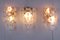 Crystal Wall Lamps from J.T. Kalmar, 1960s, Set of 3 2