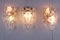 Kristallglas Wandlampen von JT Kalmar, 1960er, 3er Set 2