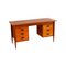 Vintage Teak Desk with 6 Drawers, 1960s 7