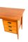 Vintage Teak Desk with 6 Drawers, 1960s 3