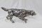 Silver-Plated Metal Dog Statue by Mauro Manetti for Lega Peltro 2