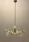 Brass Glass Chandelier by Pietro Chiesa for Fontana Arte, 1940s 1