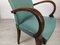 Art Deco Bridge Armchairs, Set of 5, Image 10