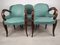 Art Deco Bridge Armchairs, Set of 5, Image 4