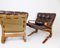 Leather Skyline Chairs by Einar Hove for Hove Mobler, Set of 2 12