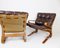 Leather Skyline Chairs by Einar Hove for Hove Mobler, Set of 2, Image 12