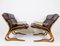 Leather Skyline Chairs by Einar Hove for Hove Mobler, Set of 2, Image 2