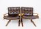Leather Skyline Chairs by Einar Hove for Hove Mobler, Set of 2 8