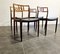 Extendable Rosewood Model 79 Dining Table & Chairs by Niels O. Møller for J.L. Møllers, 1950s, Set of 5, Image 3