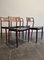 Extendable Rosewood Model 79 Dining Table & Chairs by Niels O. Møller for J.L. Møllers, 1950s, Set of 5, Image 6