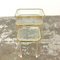 Mid-Century Nesting Tables in Brass, Acrylic Glass & Glass, Set of 3 2