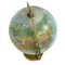 Mid-Century Desk Top Earth Globe with Gold Metal Structure 4