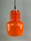 Mid-Century Space Age Glass Pendant Lamp from Peill & Putzler, Image 1