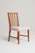 Mid-Century Teak & Wool Dining Chairs, Set of 8, Image 6